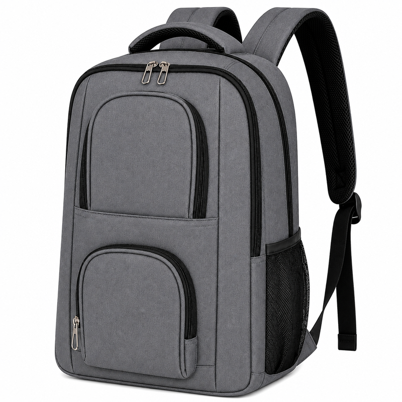 (image for) BP-126 Grey Carry On Travel Backpack (New)